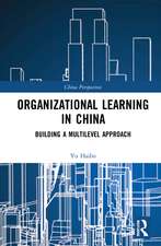 Organizational Learning in China: Building a Multilevel Approach