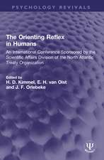 The Orienting Reflex in Humans: An International Conference Sponsored by the Scientific Affairs Division of the North Atlantic Treaty Organization