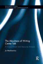 The Aboutness of Writing Center Talk