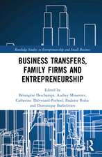 Business Transfers, Family Firms and Entrepreneurship