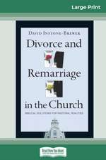 Divorce and Remarriage in the Church