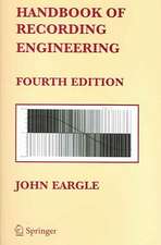 Handbook of Recording Engineering