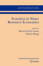 Frontiers in Water Resource Economics