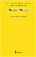 Number Theory: New York Seminar 2003