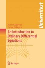 An Introduction to Ordinary Differential Equations