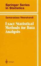 Exact Statistical Methods for Data Analysis