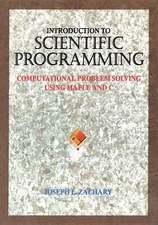 Introduction to Scientific Programming