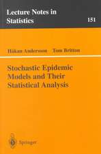 Stochastic Epidemic Models and Their Statistical Analysis