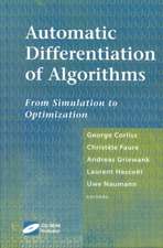 Automatic Differentiation of Algorithms: From Simulation to Optimization