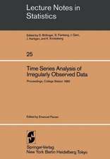 Time Series Analysis of Irregularly Observed Data: Proceedings of a Symposium held at Texas A & M University, College Station, Texas February 10–13, 1983