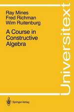 A Course in Constructive Algebra