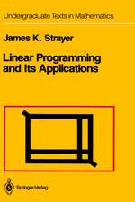 Linear Programming and Its Applications