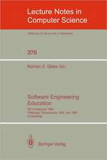 Software Engineering Education: SEI Conference 1989, Pittsburgh, Pennsylvania, USA, July 18-21, 1989. Proceedings