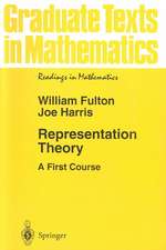 Representation Theory: A First Course