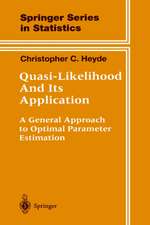 Quasi-Likelihood And Its Application: A General Approach to Optimal Parameter Estimation