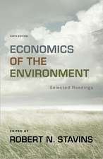 Economics of the Environment – Selected Readings 6e