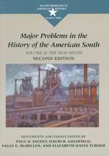 Major Problems in the History of the American South