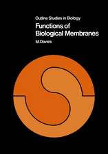 Functions of Biological Membranes