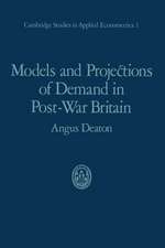 Models and Projections of Demand in Post-War Britain