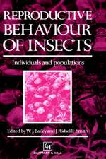 Reproductive Behaviour of Insects: Individuals and populations