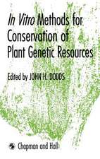 In Vitro Methods for Conservation of Plant Genetic Resources