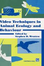 Video Techniques in Animal Ecology and Behaviour