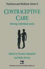 Contraceptive Care: Meeting individual needs