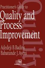 Practitioner's Guide to Quality and Process Improvement