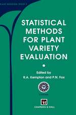 Statistical Methods for Plant Variety Evaluation