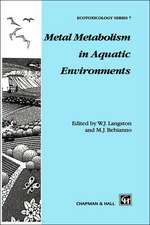 Metal Metabolism in Aquatic Environments