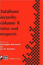 Database Security X: Status and prospects