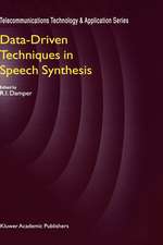 Data-Driven Techniques in Speech Synthesis