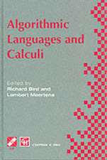 Algorithimic Languages and Calculi