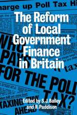 Reform of Local Government Finance in Britain