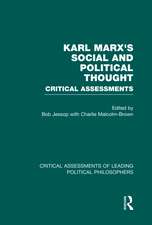 Marx's Social and Political Thought I (Vols. 1-4): Critical Assessments