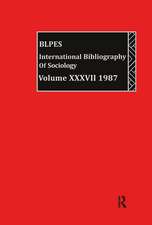 IBSS: Sociology: 1987 Volume 37