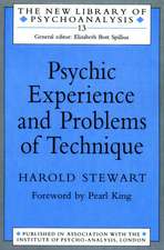 Psychic Experience and Problems of Technique