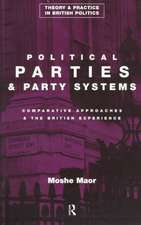 Political Parties and Party Systems: Comparative Approaches and the British Experience