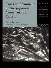 The Establishment of the Japanese Constitutional System