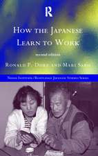 How the Japanese Learn to Work