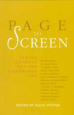 Page to Screen: Taking Literacy into the Electronic Era