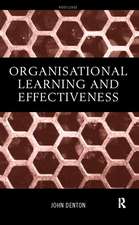 Organisational Learning and Effectiveness