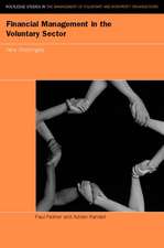 Financial Management in the Voluntary Sector: New Challenges