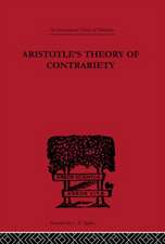 Aristotle's Theory of Contrariety