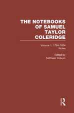 Coleridge Notebooks V1 Notes