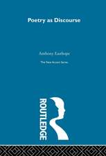 Poetry as Discourse