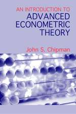 Advanced Econometric Theory