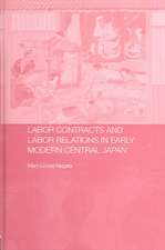 Labour Contracts and Labour Relations in Early Modern Central Japan