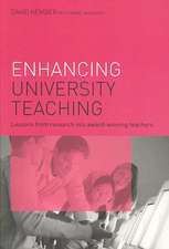 Enhancing University Teaching