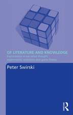 Of Literature and Knowledge: Explorations in Narrative Thought Experiments, Evolution and Game Theory